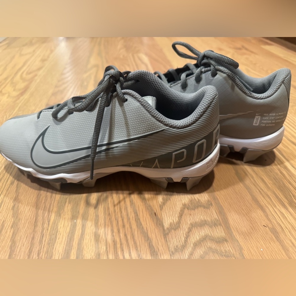 Nike Vapor Ultrafly 3 Baseball Cleats Mens 7 Gray Fastflex